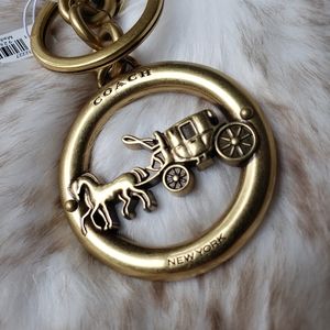 Nwt Coach horse and carriage bag charm